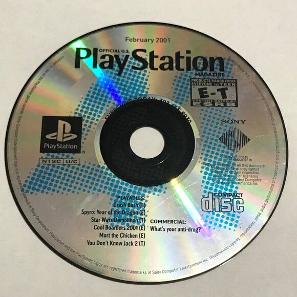 Official U.S. PlayStation Magazine February 2001 Demo Disc For PlayStation 1 - Picture 1 of 2